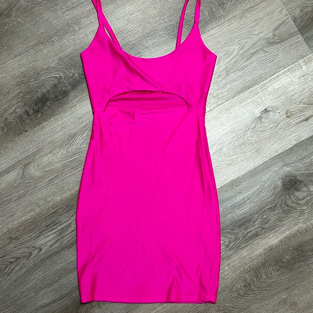 Hot Pink Mini Dress